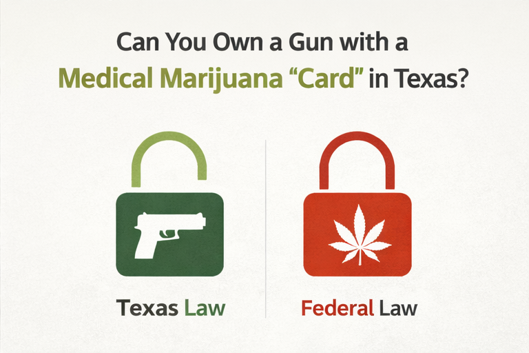 Can You Own a Gun with a Medical Marijuana “Card” in Texas?